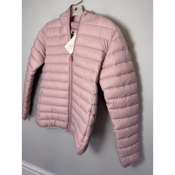 Save The Duck Girl's Insulated Lily Jacket PINK $179, Size: 14 NWT - Picture 14 of 16